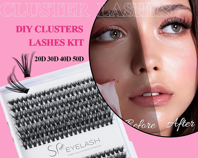 10D-100D Cluster Lashes ympningstips, låt oss lära oss tillsammans!